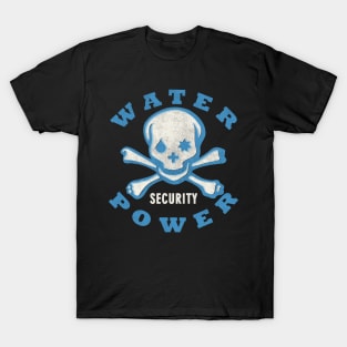 water + power security - for dark background T-Shirt